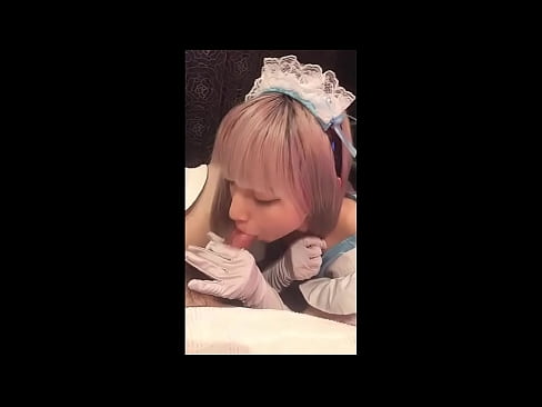 ❤️ Japonų dievaitis [mayuka], prancūzės tarnaitės kostiumas, 1 dalis, blowjob ir masturbacija su losjonu ️ Porno video prie mūsų